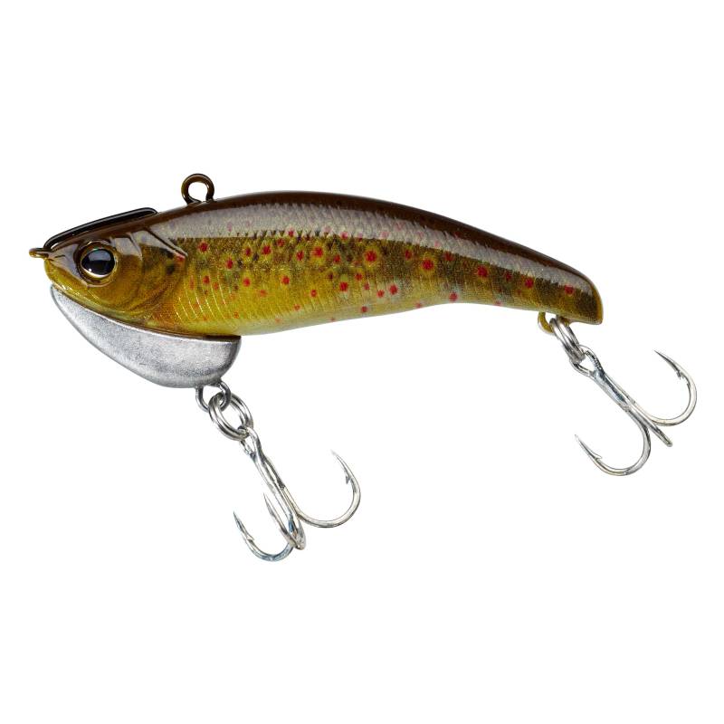 Illex Tricoroll Vib 60 RT Truitelle 6 cm 8,2 g Sinking, leurre vibrant coulant pour la pêche de la truite en rivière