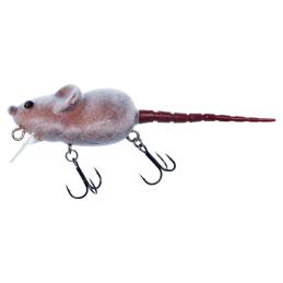 Illex Momouse Hound Mouse, leurre souris flottant de 4,2 cm et 7 g pour la pêche des carnassiers en surface.