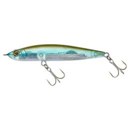 Illex Stream Ripper 90 HL Ghost Smelt, poisson nageur coulant de 9 cm et 16,8 g pour la pêche des carnassiers.