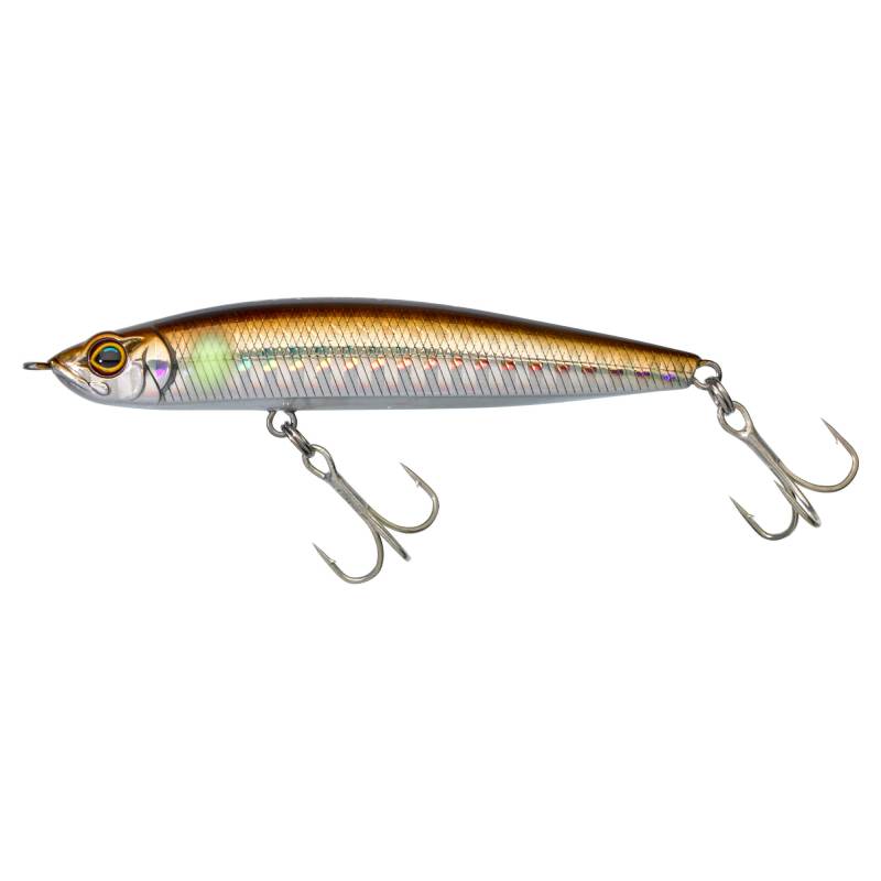 Illex Stream Ripper 75 Stripe Ayu, poisson nageur coulant de 7,5 cm et 10,5 g pour la pêche des carnassiers.