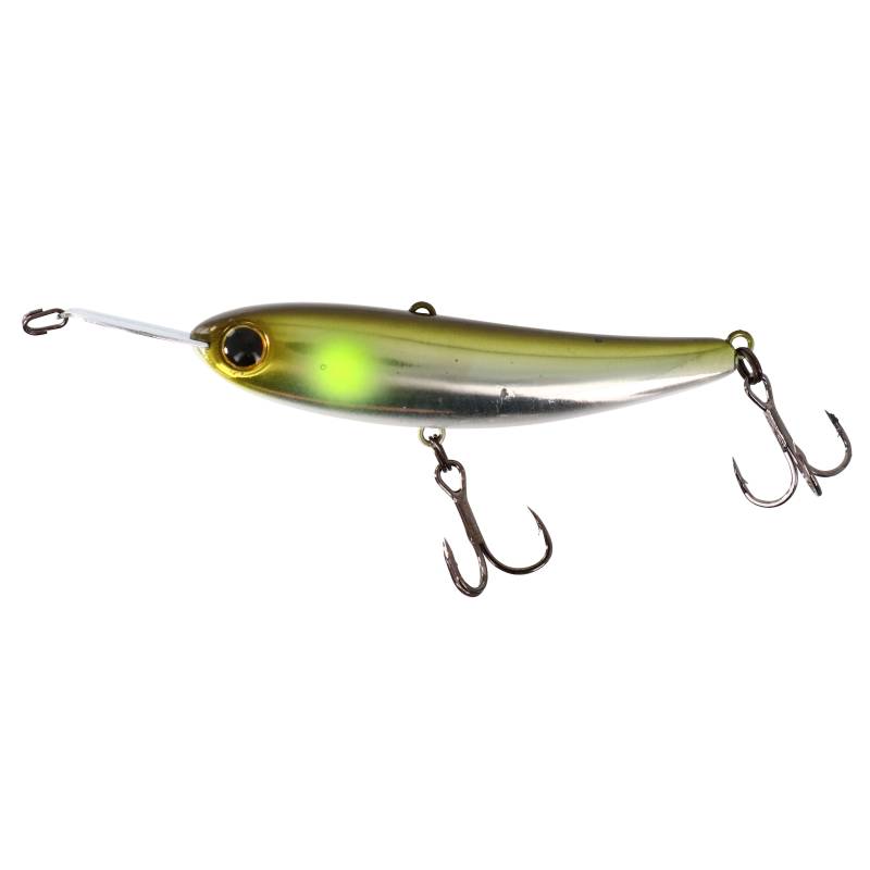 Illex Riser Bait 008 HL Ayu, leurre coulant de 8 cm et 21,8 g pour la pêche dynamique des carnassiers près de la surface.