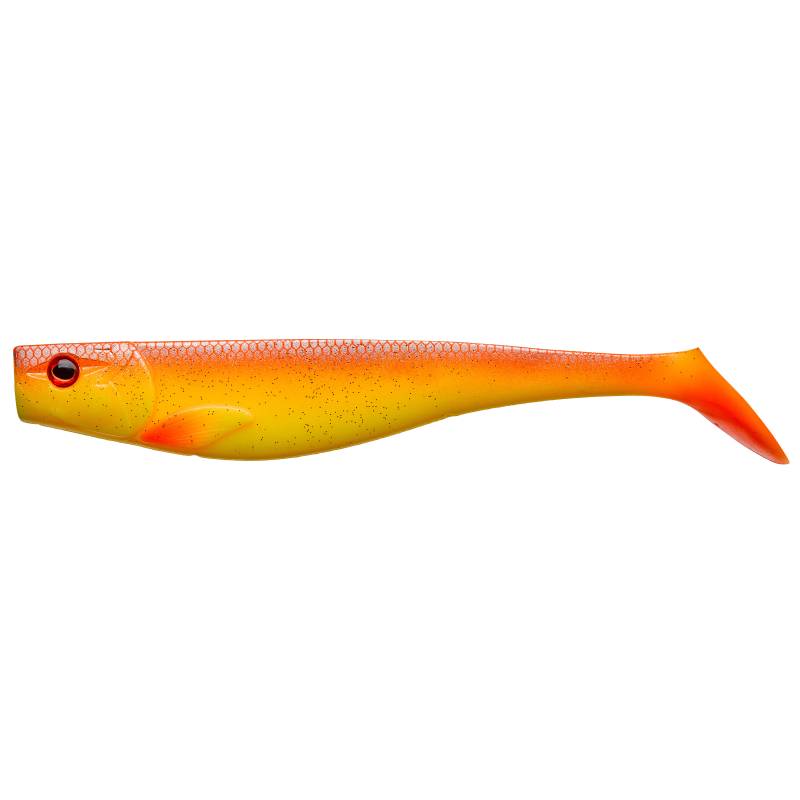 Leurre flottant Illex Dexter Shad 200 Clockwork Orange de 17,5 cm et 47 g pour la pêche du brochet.