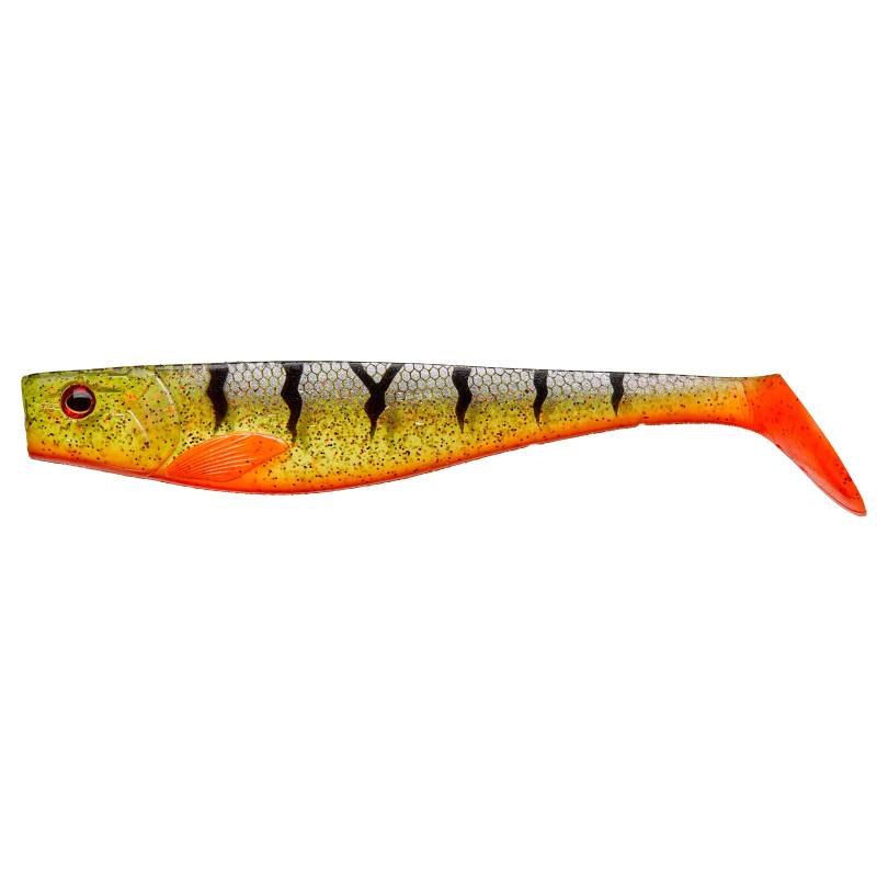 Leurre flottant Illex Dexter Shad 200 Magic Perch de 17,5 cm et 47 g pour la pêche du brochet et des gros carnassiers.