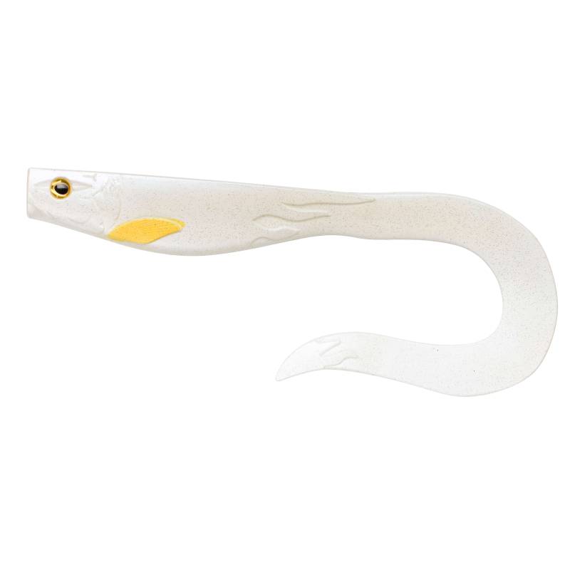 Leurre flottant Illex Dexter Eel 150 Pearl Bone de 15 cm et 21,5 g pour la pêche du brochet et des carnassiers.