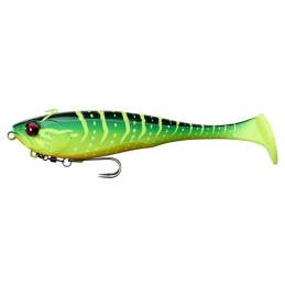Illex Dunkle 5 Crazy Pike, swimbait souple Slow Sinking de 12,7 cm et 29,5 g pour la pêche du brochet et des gros carnassiers.