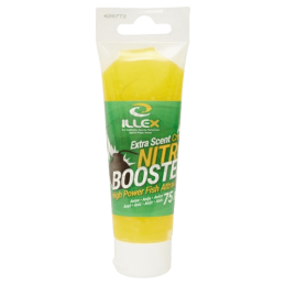 Illex Nitro Booster Cream Anis 75 ml, crème attractante jaune parfum anis pour leurres souples sur CarnaConnect.Com.