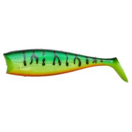 Illex Nitro Shad 150 Fire Tiger, leurre souple de 15 cm et 24 g vendu en pochette de 3 sur CarnaConnect.Com.