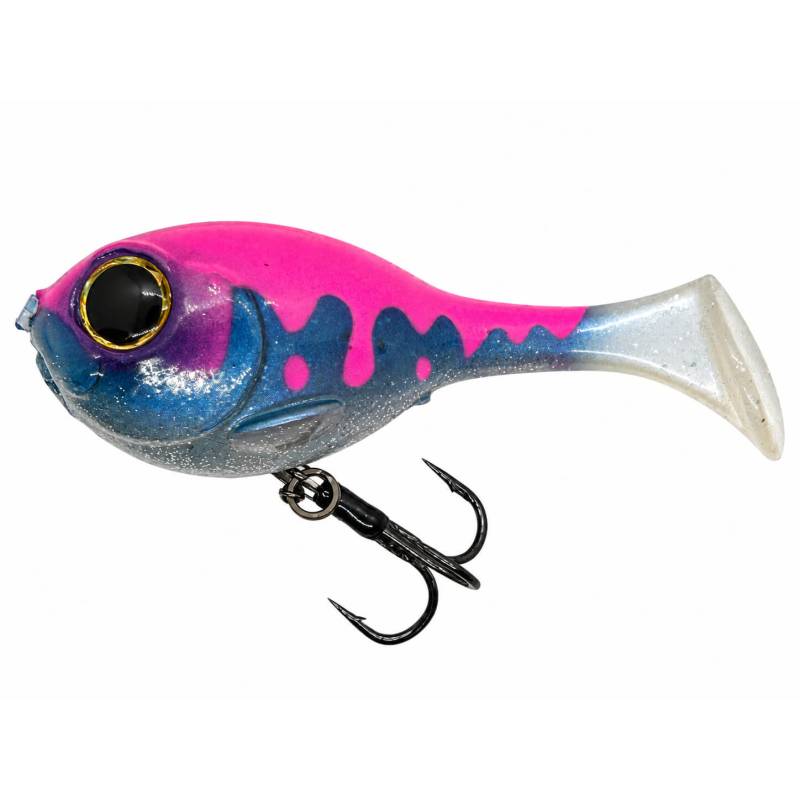 Illex Magnum Deraball Demon Poison 10,2 cm 51 g, leurre hybride coulant Line Thru pour la pêche des carnassiers.