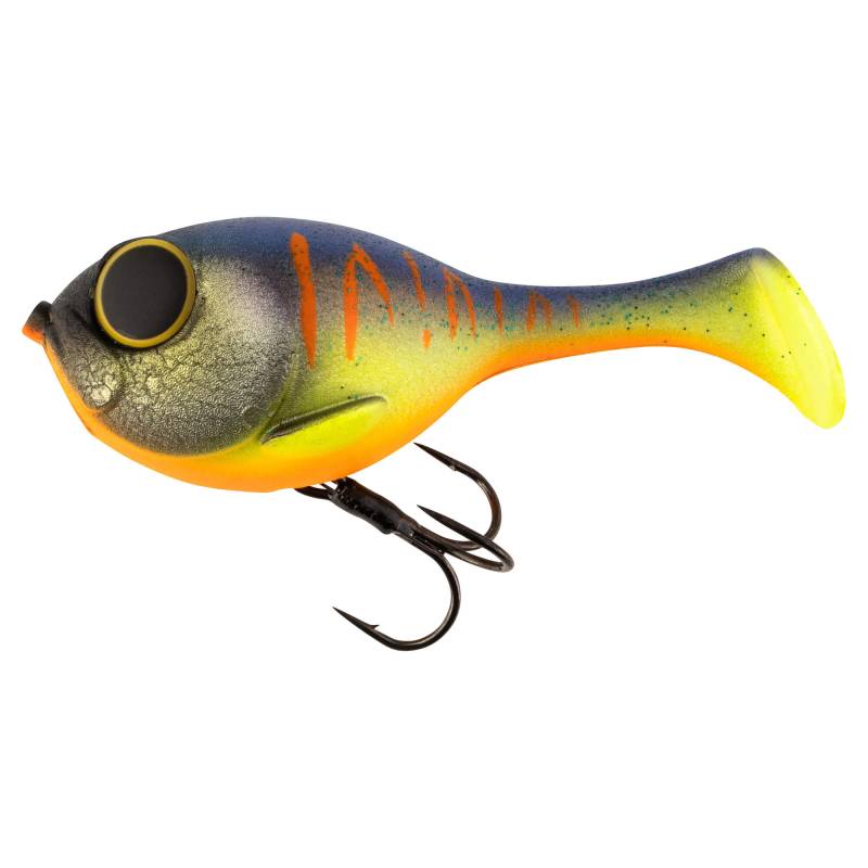 Illex Deraball Muddy Secret Tiger 8,1 cm 26 g, leurre hybride coulant Line Thru pour brochet, black-bass et grosse perche.