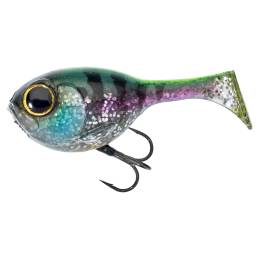 Illex Deraball Chartreuse Strike Gill 8,1 cm 26 g, leurre hybride coulant Line Thru pour la pêche des carnassiers.