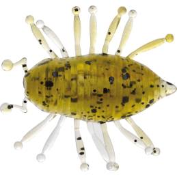 Illex Magic Woodlouse 1.18 Mud Bug, leurre insecte flottant de 3 cm et 1,16 g, en sachet de 6.
