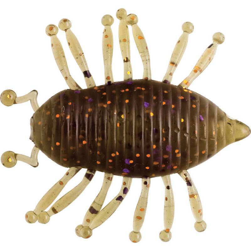 Illex Magic Woodlouse 1.18 Green Pump W/Pu&Co, leurre insecte flottant de 3 cm et 1,16 g, vendu par 6.