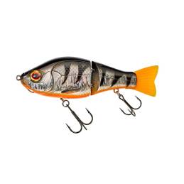 Gunki Scunner 175 S Twin HL Silver Perch, swimbait coulant articulé de 17,5 cm et 93 g pour la pêche du brochet, avec nage en S.